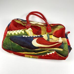 Nike Retro VTG Pre Montreal Track Spike Duffle Bag Y2K Rare HTF Vibrant Colorful